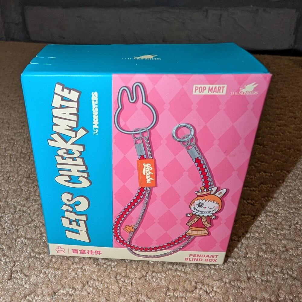 NEW Authentic POPMART Labubu The Monsters Let's Checkmate Chain SEALED Blind Box